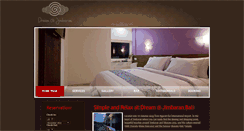 Desktop Screenshot of dream-jimbaran.com